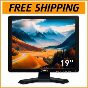 Flicker-Free 19-Inch LCD Display with Built-In Speakers & Wall Mountable Options - Picture 1 of 11