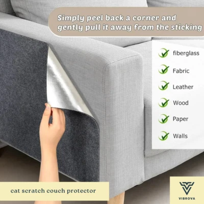 Cat Scratch Couch Protector | Cat Furniture Protector | Cat Couch Saver - Image 1 of 4