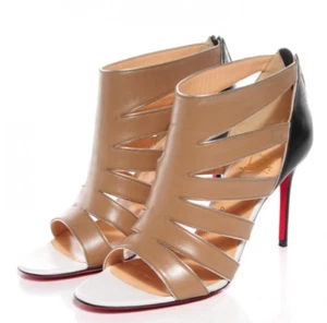 Christian Louboutin BEAUTYK 85 NIÑOS Zapatos Stilletto 39 EE. UU. Talla 9 Beige Usado Una Vez - Imagen 1 de 3