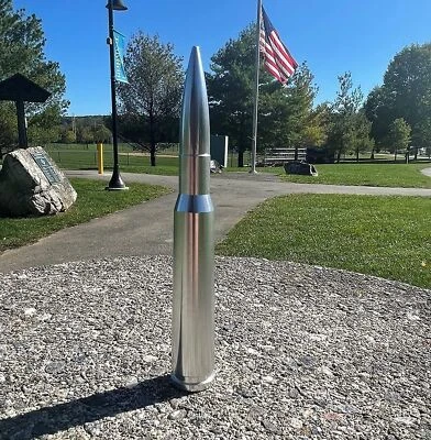 Silver BULLET ANTENNA 50 CAL for CHEVROLET SILVERADO 1500/2500/3500/GMC SIERRA - Image 1 of 4