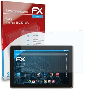 atFoliX 2x Screen Protector for Asus ZenPad 10 Z301MFL clear - Picture 1 of 9