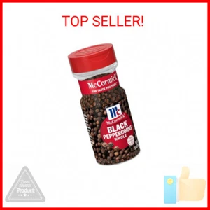 McCormick Whole Black Peppercorns, 3.5 oz - Picture 1 of 2
