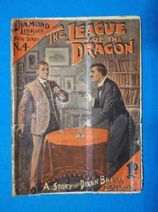 DIAMOND LIBRARY # 4 - 1910er - DETECTIVE DIXON BRETT - LEAGUE OF THE DRAGON - Bild 1 von 6