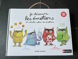Coffret Je découvre les émotions de Anna Llenas jeu éducatif édité Nathan France - Photo 1/6