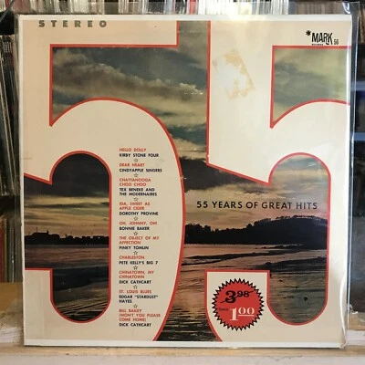 [JAZZ]~[VARIOUS ARTISTS]~EXC LP~55 Years of Great Hits~{1965~MARK~COMPILATION] - Image 1 of 4