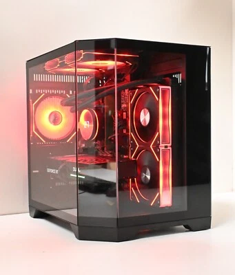 Panoramic 3-side Glass Gaming PC 10th Gen 32GB Ram 1TB M.2+3TB HD RTX 5060Ti - Image 1 of 4