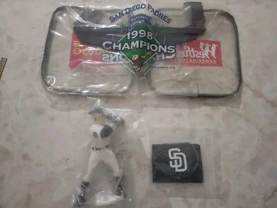 Figura de los Padres de San Diego Adrián Gonzales 9" + Bolso Jim 1998 20" + Paquete Cartera  Foto 1 de 4