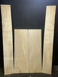 TONEWOOD, CURLY HARD ROCK MAPLE BACK AND SIDES SET FOR PARLOR SIZE - Picture 1 of 9