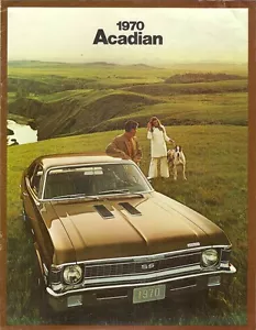 Acadian 1970 Canadian Market Sales Brochure Sedan Coupe SS 350 - Picture 1 of 1