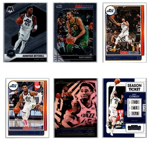 Lote de 6 cartas del equipo de la NBA Utah Jazz Mitchell, Gobert, Conley - Imagen 1 de 2
