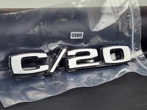 OEM 1969 1970 Chevrolet C/20 Front Fender Emblem Badge 3940814 0580 A4 - Picture 1 of 4