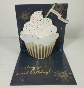 Yummy Cupcake Pop-Up Birthday Card Greeting Card by Up With Paper - Picture 1 of 6