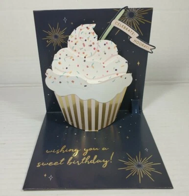 Yummy Cupcake Pop-Up Birthday Card Greeting Card by Up With Paper - Image 1 of 4