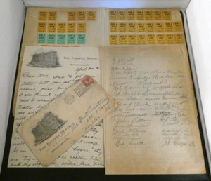 1931 Hazleton PA Baseball Team Signed w/ Tickets & Hand Written Vern Kennedy Let - Picture 1 of 18