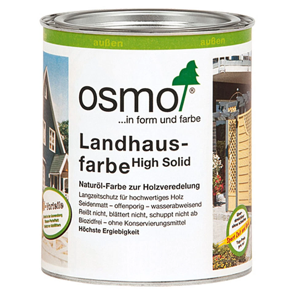 Osmo Landhausfarbe aus natürlichen Öle royalblau außen 750ml - Bild 1 von 1