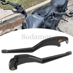 Aluminium Black Brake Clutch Levers for Indian Scout Sixty Bobber Sixty 2017-21 - Imagen 1 de 23