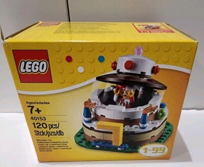Lego 40153 BIRTHDAY TABLE DECORATION Jester Cake Topper Opened Unplayed With - Image 1 of 3