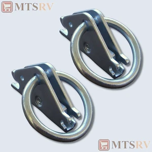 Brophy ETR4 Tie-Down O-Ring for E-TRACK - 2-PACK - 4,000 lb. 2" Diameter Ring - Imagen 1 de 1