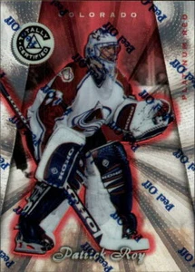 1997-98 Pinnacle Totally Certified Platinum Red Hockey Card #2 Patrick Roy - Picture 1 of 3
