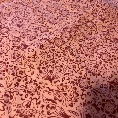 Springs Creative Products Fabric Butterfly Garden Floral Damask Pink CP30955 - Image 1 of 2