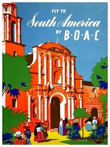 South America Travel Poster Art Print 12x16" Rare Hot New XR374 - Picture 1 of 1
