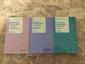 Problems In Mathematical Analysis 1-3 Paperback Books Kaczor & Nowak - Bild 1 von 4