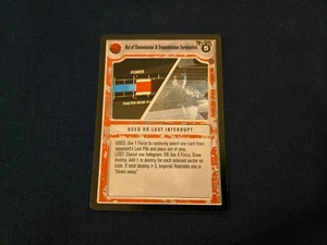 Star Wars CCG Reflections II 2 Out Of Commission & Transmission Terminated - Picture 1 of 1