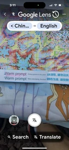 Cross Stitch Penguin 51w X 51h In Chinese But I Translated For U - Picture 1 of 8