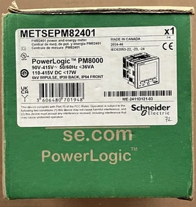 Schneider Electric METSEPM82401 Power Logic PM8000 Power Meter - BRAND NEW - Picture 1 of 7