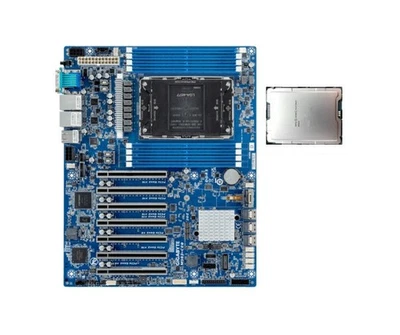 Gigabyte MS03-CE0 Motherboard +Intel Xeon Platinum 8592 ES Q2SR 1.7GHz 64C/128T - Image 1 of 4