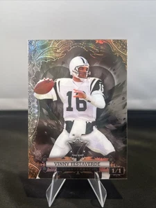 2024 Wild Card Vinny Testaverde 5 Card Draw Jets Nero 1/1 - Foto 1 di 2