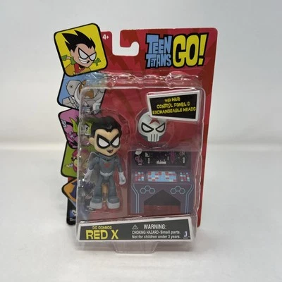 Vintage DC Comics Teen Titans Go! Red X 3" Action Figure Hive Control Panel New - Image 1 of 4