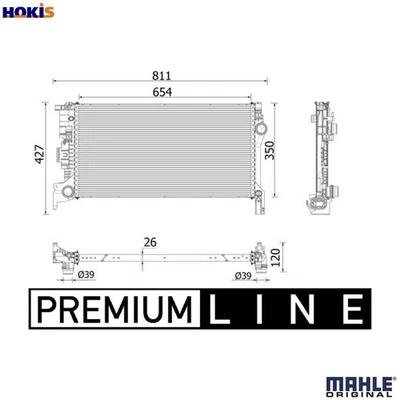 RADIATOR ENGINE COOLING CR 2335 000P FOR VOLVO V60/II S90/ESPORTIVO V90/CROSS - Image 1 of 4