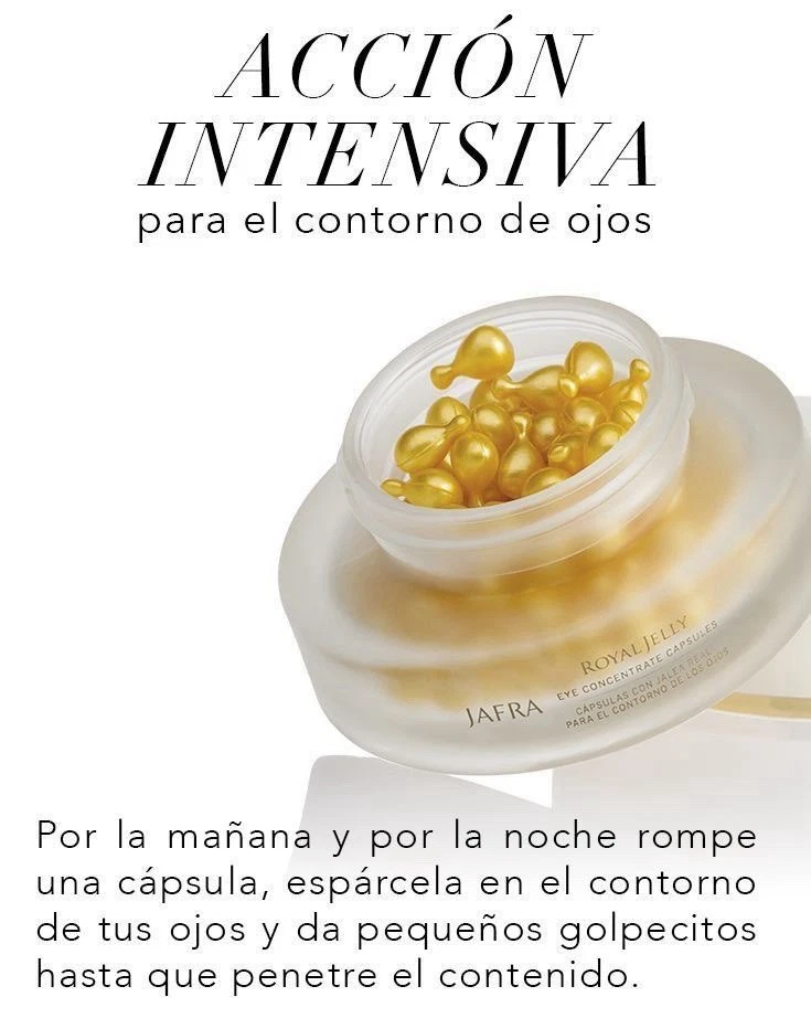 JAFRA JALEA REAL SIRTUINA ACTIVADORES OJO CONCETRATO 60 CÁPSULAS .27 OZ NUEVO Foto 1 de 1