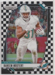 2024 Prizm Football Raheem Mostert Black & White Checkerboard Prizm SP #179 - Picture 1 of 2