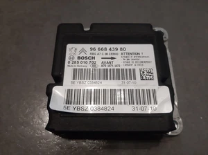CALCULATEUR AIRBAG PEUGEOT 207 9666843980 BOSCH 0285010702 - Imagen 1 de 4