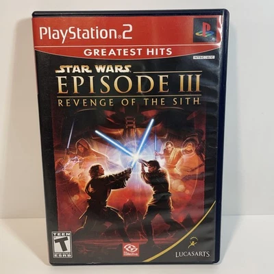 Star Wars Episode III: Revenge of the Sith (PlayStation 2, 2005) Complete CIB - Image 1 of 3