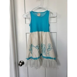 Lemon Loves Lime Girls Nutcracker Christmas Dress Blue White Size 5 Years - Picture 1 of 11