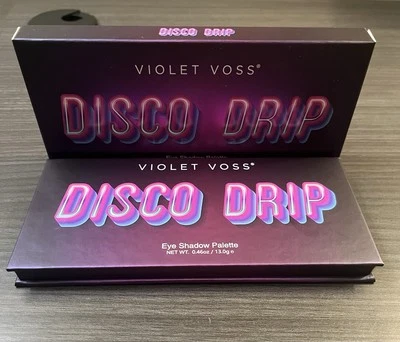 Violet Voss Disco Drip Eyeshadow Palette 10 Shimmer Shades Mirror Full Size NEW - Image 1 of 4