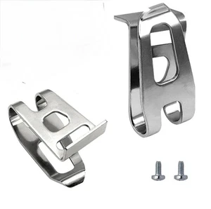 Belt Clip for Makita, 2pcs 304 Stainless Steel Drill Tool Clips  - Picture 1 of 6