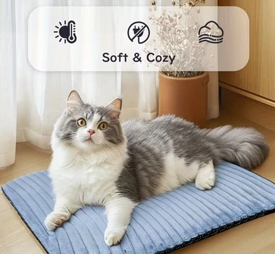Self-Warming Cat Bed Pad, Self-Heating Thermal Cat and Dog Bed Mat New - Image 1 of 4