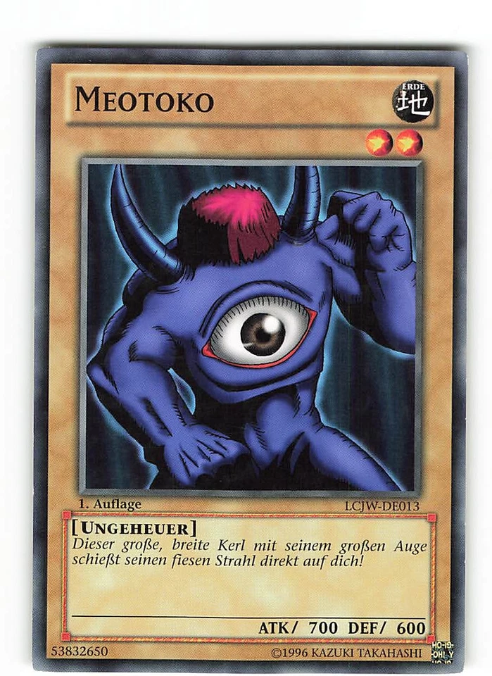 Yugioh MEOTOKO , lcjw-de013 Common deutsch Near Mint 1. Auflage - Bild 1 von 2