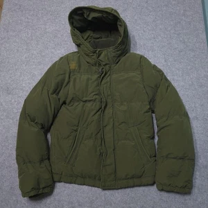 Abercrombie & Fitch Kempshall Jacke Herren Medium Grün Kapuze Daunen Puffer Mantel - Bild 1 von 18