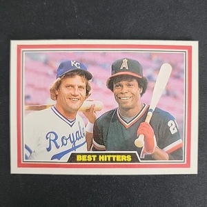 1981 Donruss - Best Hitters In Baseball George Brett, Rod Carew #537 - Picture 1 of 2