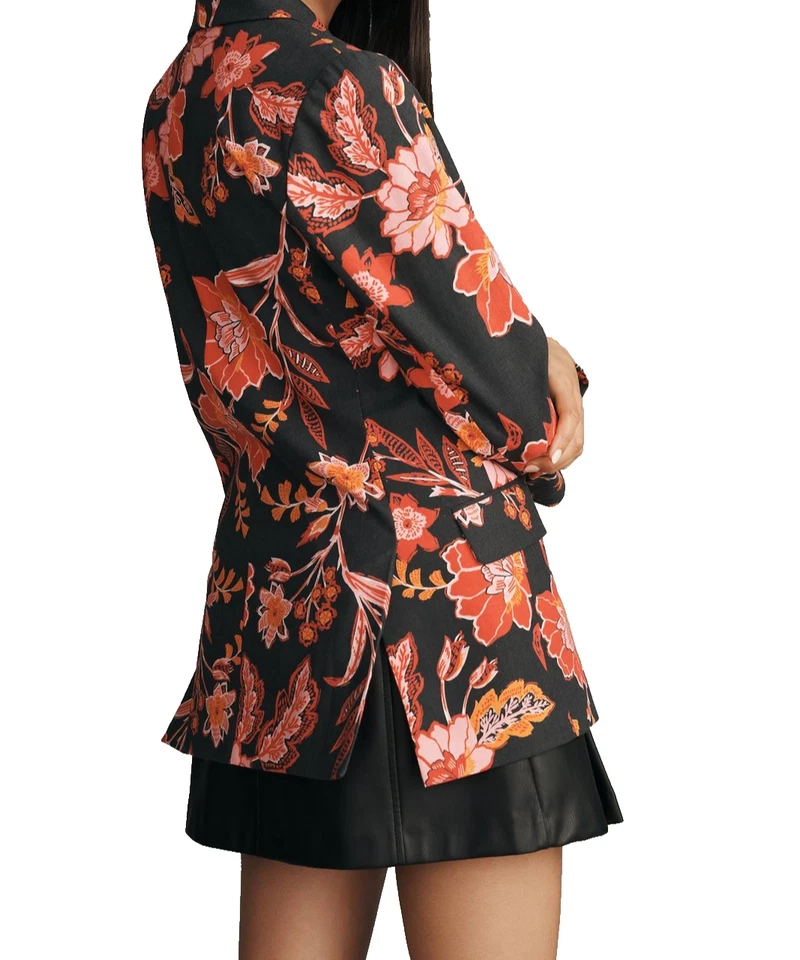 Blazer Dolan Antropologie Estampado Floral Mezcla de Lino Talla XS NUEVO CON ETIQUETAS Foto 1 de 4