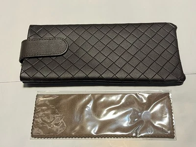 НОВЫЙ BOTTEGA VENETA КОРИЧНЕВЫЙ МЯГКИЙ ЧЕХОЛ ПОДЛИННЫЙ ОЧКИ СОЛНЦЕЗАЩИТНЫЕ ОЧКИ W/ТКАНЬ - Изображение 1 из 4