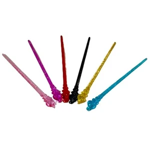 Paquete de 6 palos Hair Juda multicolor de 6,5 pulgadas w948 - Imagen 1 de 6