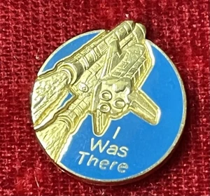 ROCKWELL space shuttle I was there GF vintage Employee award lapel pin - Picture 1 of 9