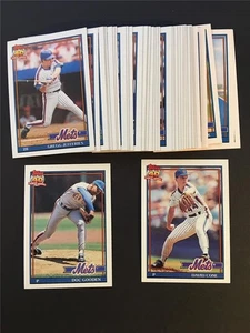 1991 Topps New York Mets Team Set With Traded 37 Cards - Bild 1 von 1