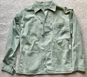 WW2 US Marines USMC P41 HBT Jacket Named - Picture 1 of 7